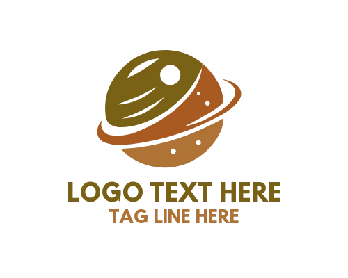 Jupiter Gas Giant Planet Astronomy Logo