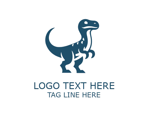 Jurassic Dinosaur Emblem Logo for Vintage and Retro Branding