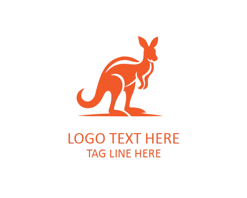 Kangaroo Circle Logo for Modern Branding
