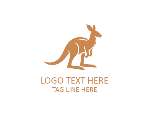 Kangaroo Emblem Logo for Professional Branding