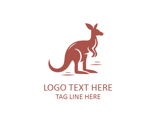 Kangaroo Flat Logo for Digital Branding