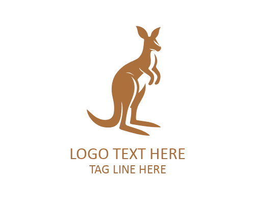 Kangaroo Icon Logo for Professional Identity