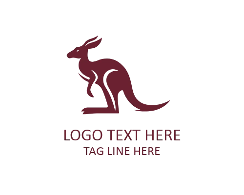 Kangaroo Identity Logo for Modern Branding
