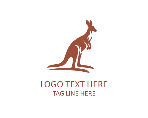 Kangaroo Premium Logo for Luxury Branding