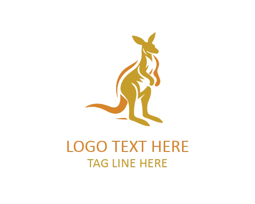 Kangaroo Sport Logo for Athletic Branding