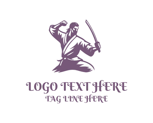 Karate Tiger Strength Logo