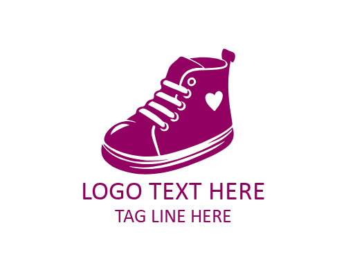Kids Running Shoes Logo for Active Footwear Brands