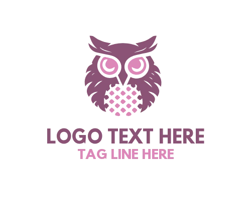 King Crown Owl Logo