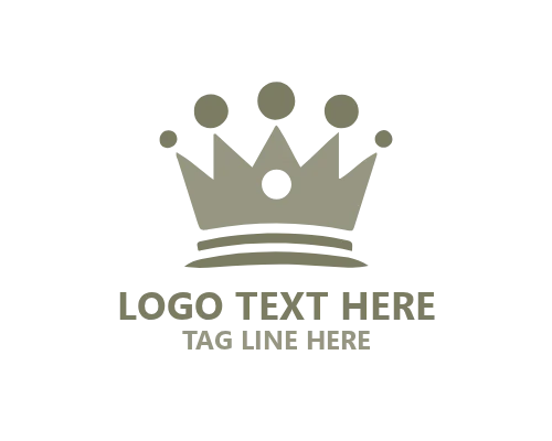 King Emblem Royal Crown Logo