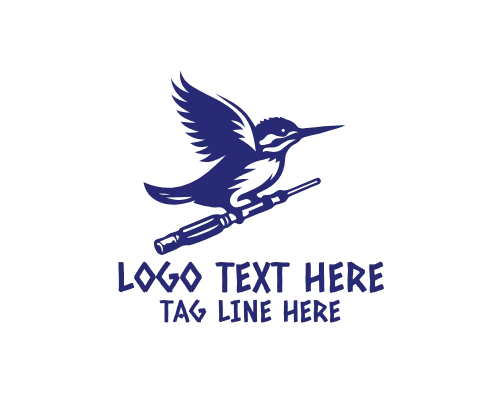 Kingfisher Flight Wings Logo