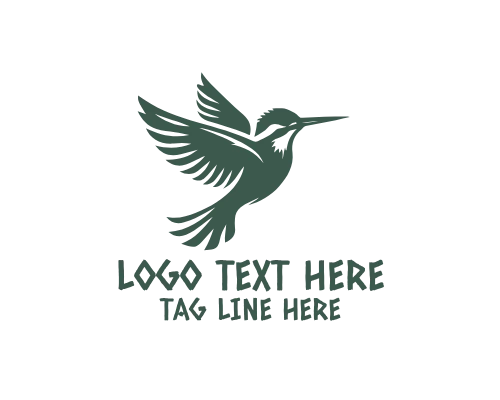  Kingfisher Nature Logo