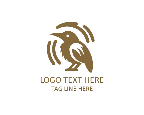 Kiwi Bird Cartoon Mascot Logo