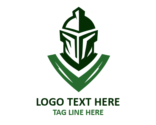 Knight Crest Mascot Logo