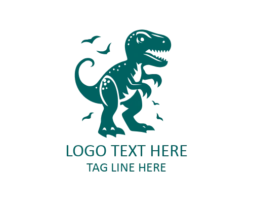 Knight Dinosaur Warrior Logo for Fantasy, Gaming, and Esports Brands