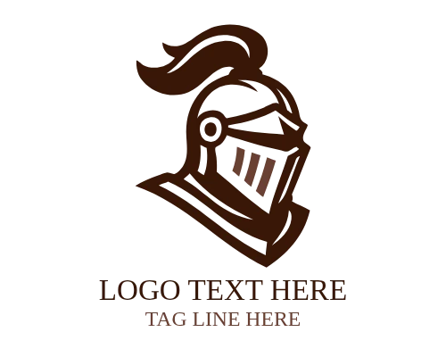Knight Warrior Mascot Logo