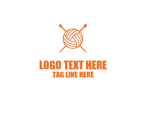 Knitting Stitch Mark Logo