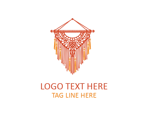 Knot Arc Badge Macramé Logo