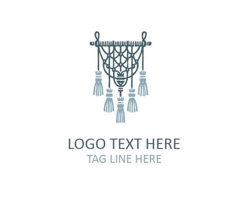 Knot Drop Macramé Logo