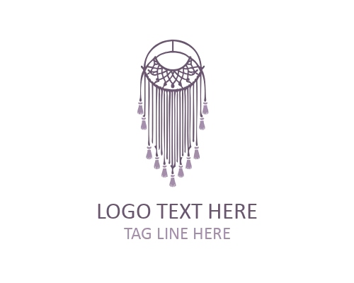 Knot Grid Macramé Logo