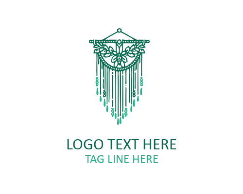 Knot Lattice Macramé Logo