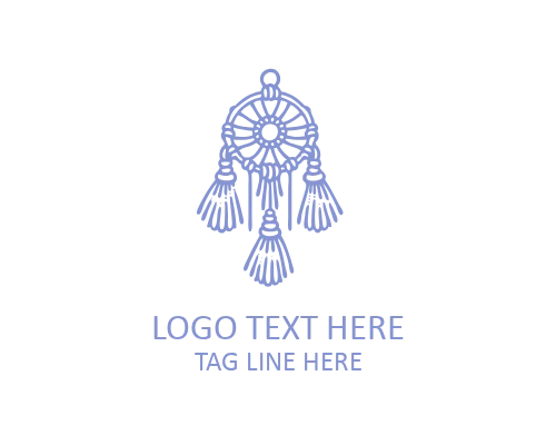 Knot Oval Macramé Logo