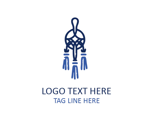 Knot Wave Macramé Logo