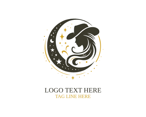 Lace Style Cowgirl Logo