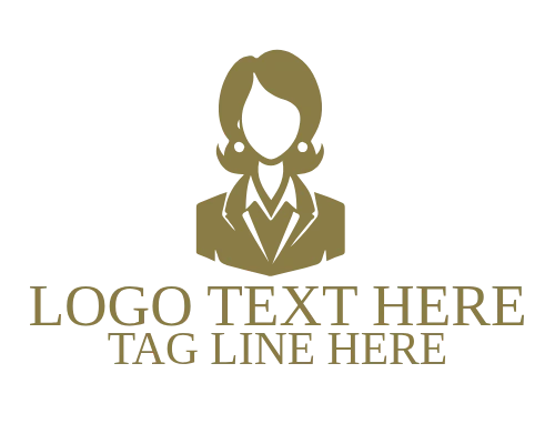 Lady Justice Scale Logo for Women Legal and Equality Branding