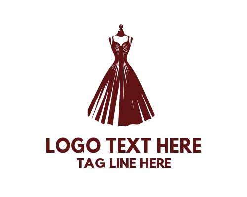 Lady Style Dress Fashion Logo