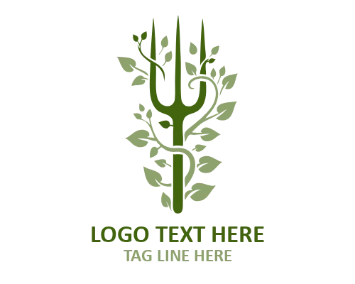  Landscaping Leaf Circle Logo