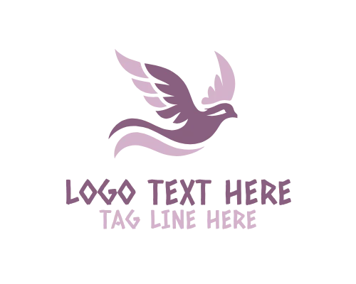 Lark Bird Circle Logo