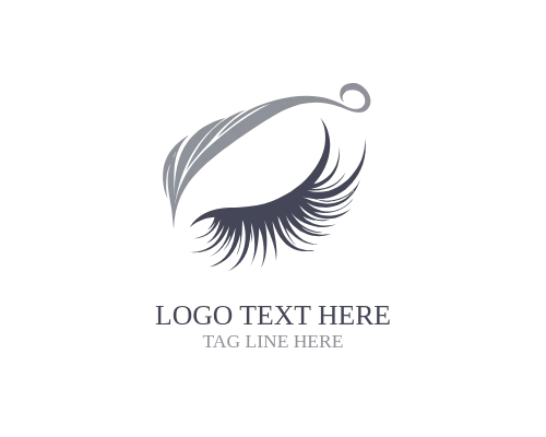 Lash Artist Eye Lashes Logo