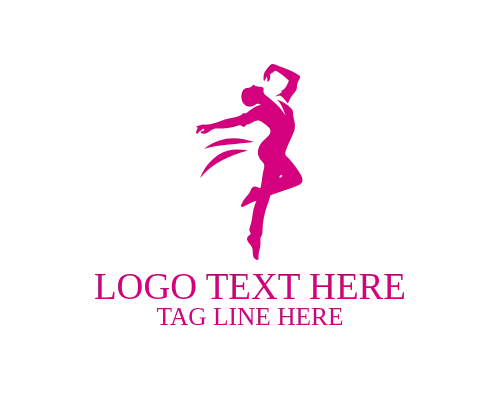 Latin Dance Dancer Brand Logo