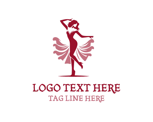 Latin Dance Girl Logo