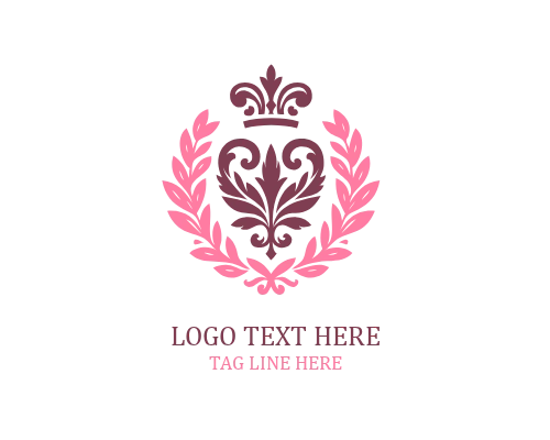 Laurel Crown Royal Shield Logo