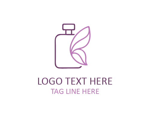 Lavender Velvet Elegant Perfume Logo for Soft and Luxurious Fragrance