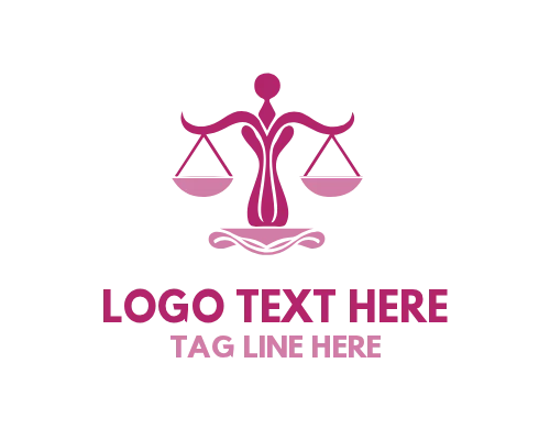 Law Balance Scale Logo
