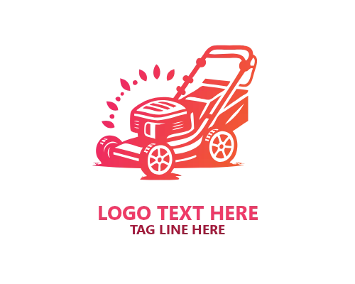 Lawn Mower Creative Logo