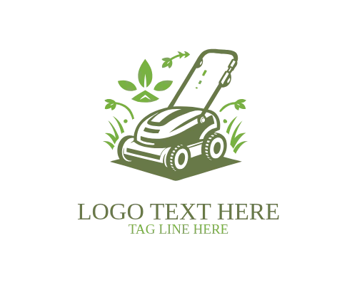 Lawn Mower Garden Logo