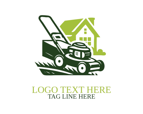 Lawn Mower Green Logo
