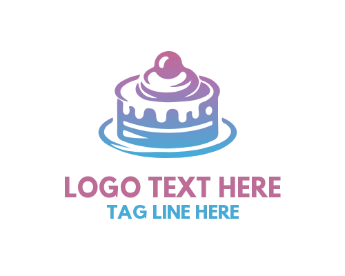 Layered Cake Baking Logo
