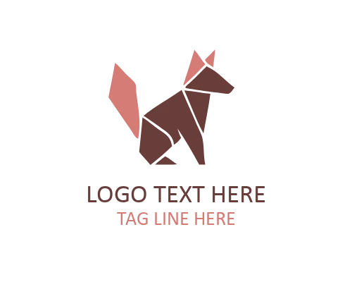 Layered Paper Craft Creature Logo