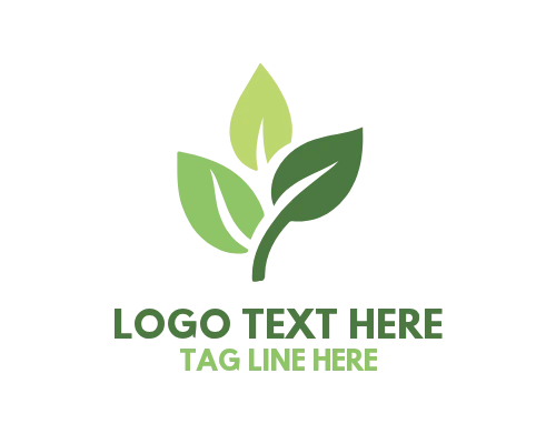 Leaf Breeze Nature Logo
