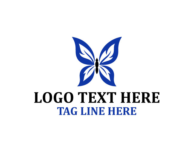 Leaf Butterfly Duo Logo