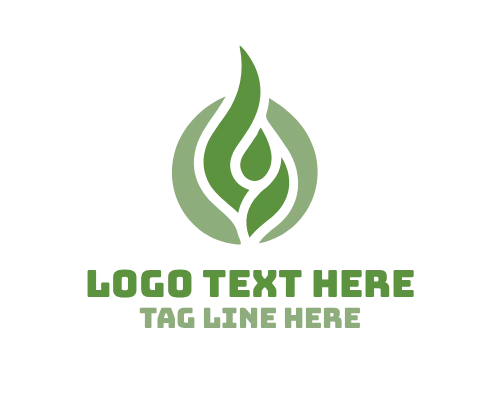 Leaf Circle Balance Logo