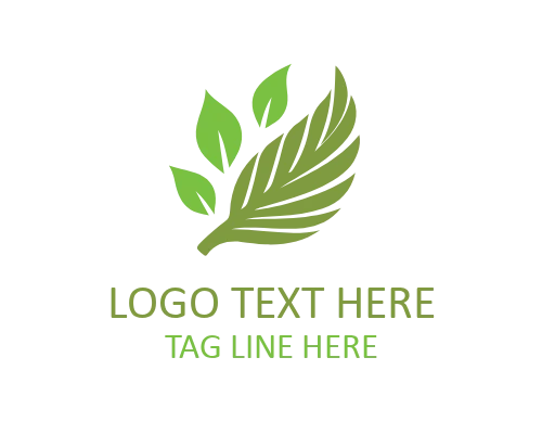Leaf Eco Brand Mark Logo