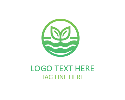 Leaf Gardening Logo for Eco-Friendly Branding and Natural Identity