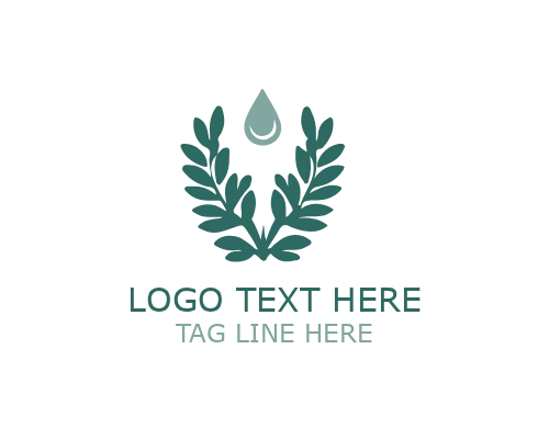 Leaf Hand Wellness Logo for Natural Healing and Therapy Branding