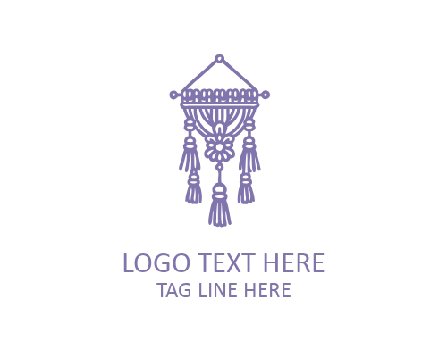 Leaf Knot Macramé Logo