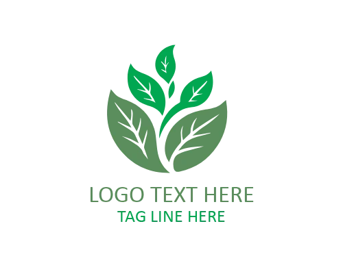 Leaf Natural Fitness Logo Design